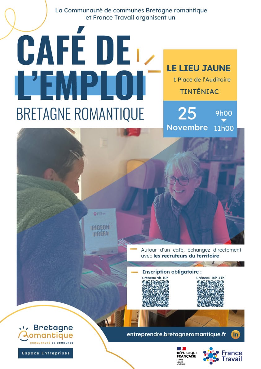 cafe emploi affiche de
