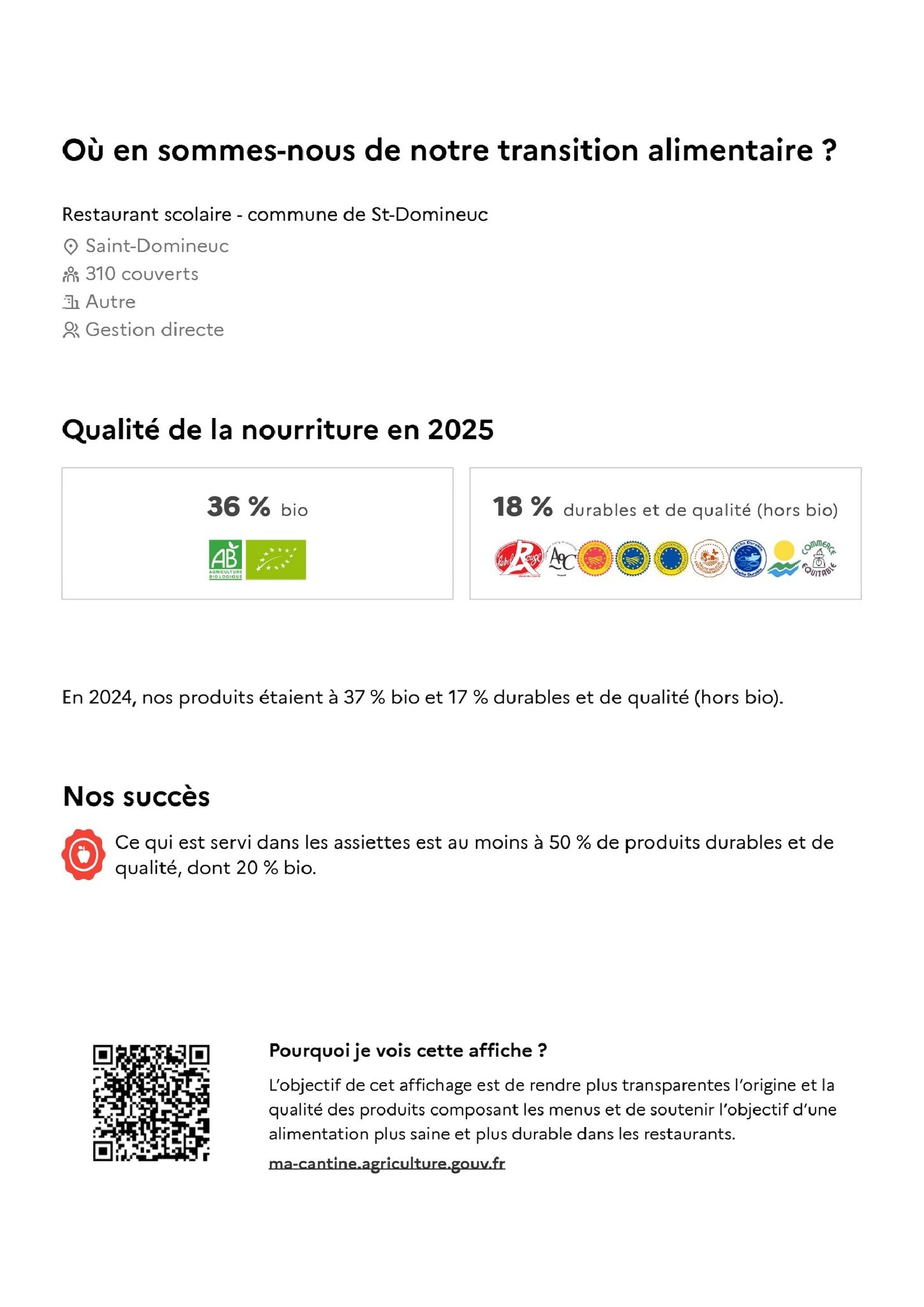 affiche égalim 2025